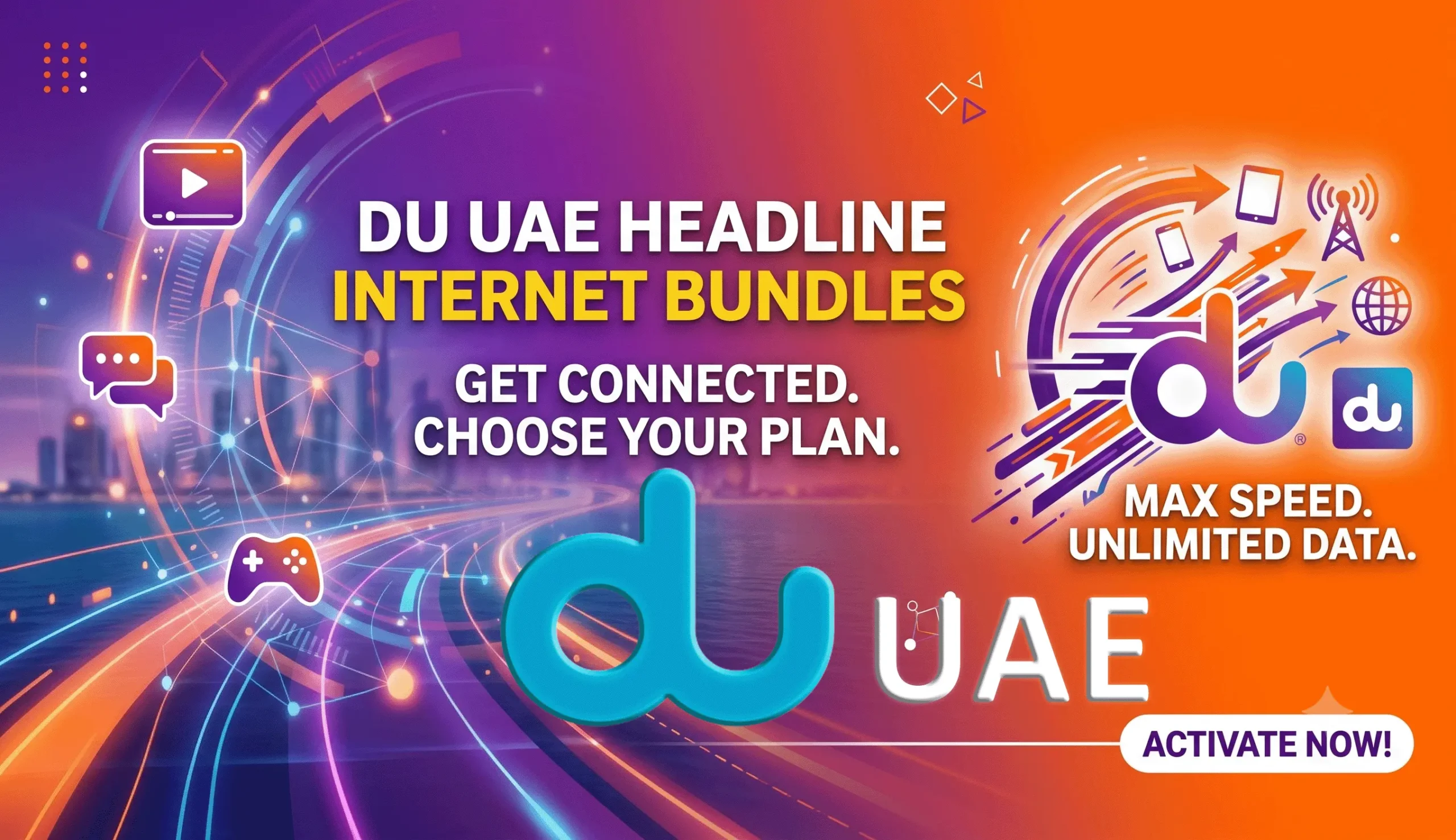 Du UAE INTERNET Plan No 1 Network